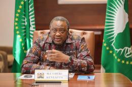 File image of former President Uhuru Kenyatta.